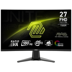 Монітор 27" MSI MAG 27C6F VA,FHD(1920 x 1080) Curved 1500R,0.5ms,180Hz,178/178,2HDMI/DP 9S6-3CE11M-001