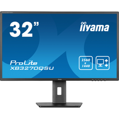 Монiтор IIYAMA 31.5" XB3270QSU-B1 16:9,IPS,2560х1440,3мс,100Гц, Adaptive Sync, 2xHDMI/1xDP1.4/3xUSB3.0