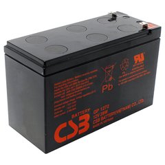 12V 7,2Ah Акумуляторна батарея для ДБЖ CSB GP1272 (151 х 65 х 94мм) 2.1кг GP1272 12V28W
