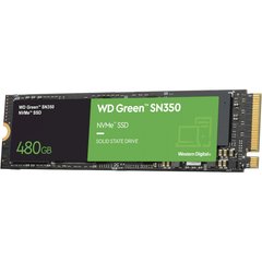 480GB WD Твердотільний накопичувач SSD M.2 2280 Green SN350 NVMe PCIe 3.0 4x TLC WDS480G2G0C