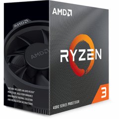 Процессор AMD Ryzen 3 4100 (3.8GHz 4MB 65W AM4) Box 100-100000510BOX