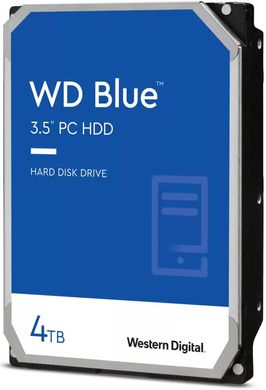 4TB Жорсткий диск WD 3.5" SATA 3.0 5400 256MB Blue WD40EZAZ