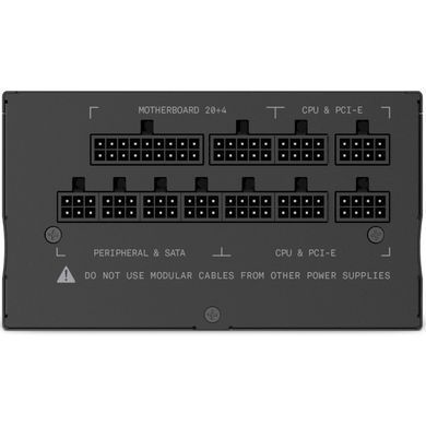 850W Блок живлення NZXT C Series ATX 80 Plus Gold V1 Analog Full-modular Power Supply PA-8G1BB-EU
