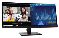 34" Монітор Lenovo ThinkVision P34w-20 21:9 IPS вигнутий, 3440x1440, 4 мс, PiP/PbP, 2xHDMI 2.0/DP 1.2/DP Out/USB Type-C/USB 62DCRAT3UA