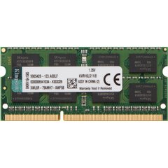 DDR3 1600 8Gb Память для ноутбуков Kingston SODIMM 1.35V KVR16LS11/8