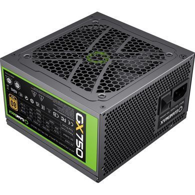 750W Блок живлення для ПК GameMax GX-750 80 Gold ,Smart fan 120mm OVP/UVP/SIP/OCP/OLP/OPP/SCP GX-750