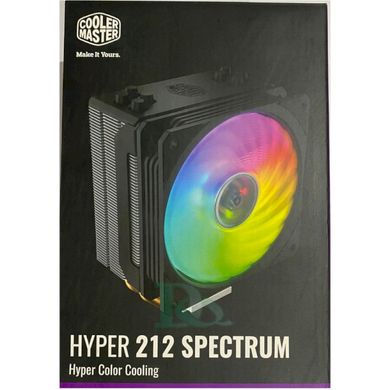 Процесорний кулер Cooler Master Hyper 212 Spectrum RGB LED,LGA2066/1200/115x/FM2(+)/AM4/AM3(+) PWM RR-212A-20PD-R1
