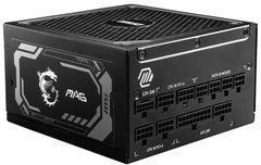 1000W Блок живлення MSI MAG A1000GL PCIE5, EU, Fully-Modular, 80 Plus Gold 306-7ZP9B11-CE0