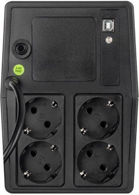 1500VA ДБЖ Prologix 1500 (PLPU1500VA4LED), Lin.int., AVR, 4 x євро, USB