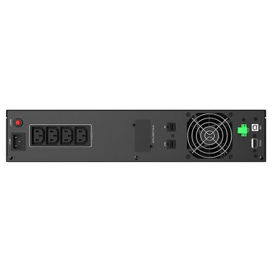 1200VA ДБЖ PowerWalker лінійно-інтерактивний VI 1200 RLE Rack, LCD, 1200VA/720W, чиста синусоїда, APFC, batt-2x12V/7.2Ah, output 4x IEC C13 Outlet, USB, RS-232