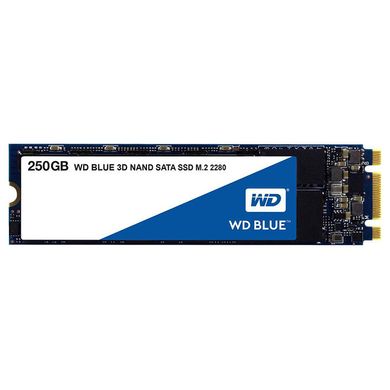 250GB WD Твердотельный накопитель SSD M.2 Blue 250GB 2280 SATA TLC WDS250G2B0B