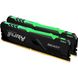 DDR4 2666 32GB (2x16GB) Пам'ять до ПК Kingston Fury Beast RGB Black CL16 KF426C16BB1AK2/32