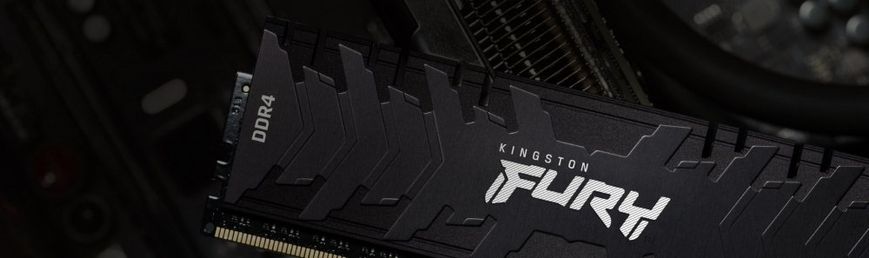 DDR4 3600 64GB KIT (32GBx2) Пам'ять ПК Kingston FURY Renegade Black KF436C18RBK2/64