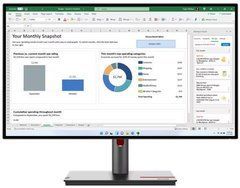 27" Монітор Lenovo P27q-30 16:9, IPS, 2560х1440, 4 мс, 60 Гц, HDR10, 1xHDMI 2.0/1xDP 1.4/1xDP/4xUSB3.2 63A2GAT1UA