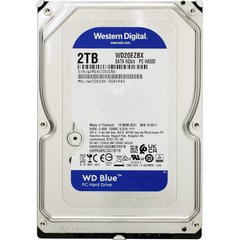 2TB Жорсткий диск WD 3.5" SATA 3.0 7200 256MB Blue WD20EZBX