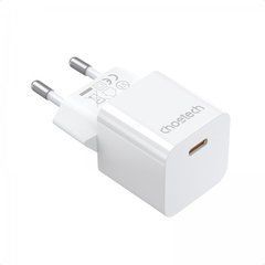 Мережевий зарядний пристрій Choetech PD5010 GaN, USB-C, 20Вт, QC3.0/PD/PPS PD5010-EU-WH
