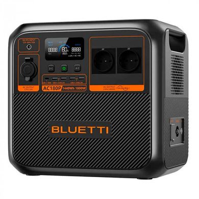 Зарядна станція Bluetti AC180P 1440Wh 400000mAh, 1800W PB931255