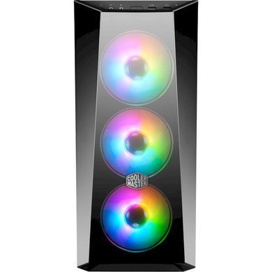 ATX без БЖ Корпус Cooler Master MasterBox Lite 5 ARGB/Black/Win/SPCC/1*Tempered Glass Panel/3*120mm ARGB Fan + 1*120mm Black Fan MCW-L5S3-KGNN-05