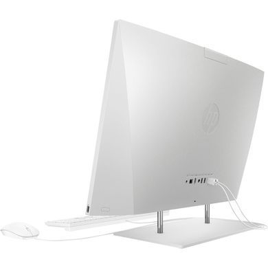 Персональний комп'ютер-моноблок HP All-in-One 27-dp0050ua 27FA/R5 4500U/8/256 SSD/UMA/NoODD/KM/W10SL/Natural Silver 429U8EA