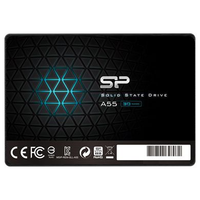 256GB Silicon Power Твердотельный накопитель SSD 2.5" A55 SATA 3.0 SP256GBSS3A55S25