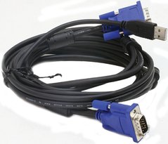 D-Link DKVM-CU3 Комплект кабелей для KVM-переключателей с USB, 3м DKVM-CU3