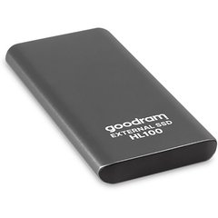 1TB Накопичувач зовнішній Goodram SSD HL100 1TB+kabel USB TYPE-C SSDPR-HL100-01T