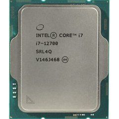 LGA1700 Процесор Intel Core i7-12700 2.1GHz (25MB, Alder Lake, 65W, S1700) Tray CM8071504555019