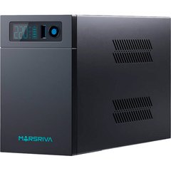 800VA ДБЖ Marsriva MR-UF800L Інтелектуально лінійно-інтерактивний, апроксимована синусоїда,800VA/480W,літієва батарея LiFePO4 MR-UF800L