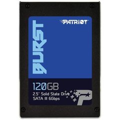 120GB Твердотельный накопитель SSD 2.5" Patriot BURST 120GB SATA TLC PBU120GS25SSDR