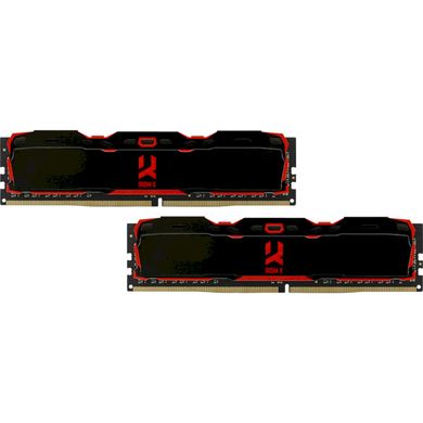 DDR4 2666 16GB (2x8Gb) Память Goodram Iridium X Black IR-X2666D464L16S/16GDC