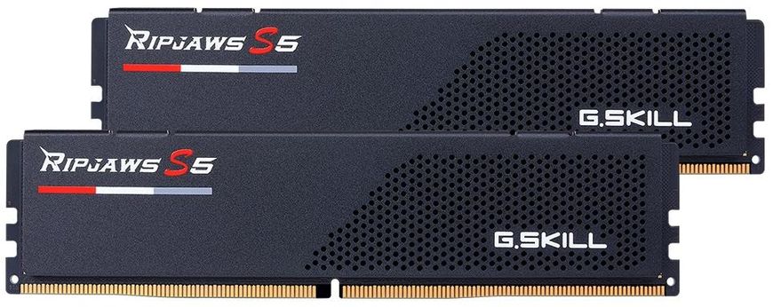 DDR5 6000 32GB KIT (16GBx2) Пам'ять до ПК G.Skill Ripjaws S5 Black F5-6000J3238F16GX2-RS5K