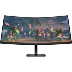 Монітор LCD 34" HP OMEN 34c Curved VA,WQHD,21:9,165Hz, 100 mm,SP 2x3W, HDMI; Audio; DisplayPort 780K8AA