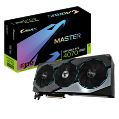 Вiдеокарта Gigabyte AORUS GeForce RTX 4070 SUPER MASTER 12G GV-N407SAORUS M-12GD