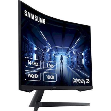 Монiтор CURVED LED LCD Samsung Odyssey G5 32" C32G55T VA, 144 Гц LC32G55TQWIXCI LC32G55TQWIXCI