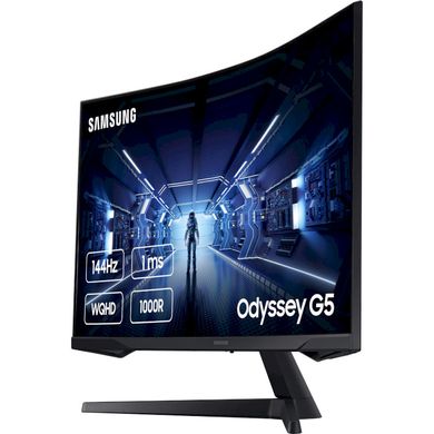 Монiтор CURVED LED LCD Samsung Odyssey G5 32" C32G55T VA, 144 Гц LC32G55TQWIXCI LC32G55TQWIXCI