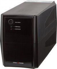 525VA ДБЖ LogicPower LPM-525VA-P, Lin.int., AVR, 2 x євро, пластик LP3170