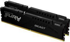 DDR5 6000 64GB KIT (32GBx2) Пам'ять ПК Kingston FURY Beast Black EXPO KF560C36BBEK2-64