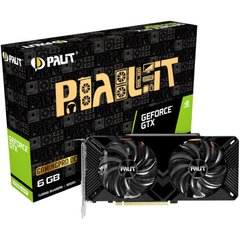 Відеокарта Palit GeForce GTX 1660 SUPER GP OC 6G GDDR6 192bit DVI HDMI DP NE6166SS18J9-1160A-1