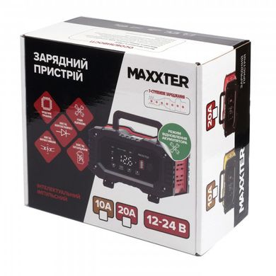 Зарядний пристрій Maxxter для АКБ 12-24В, 10А MX-CHR-1224V10P