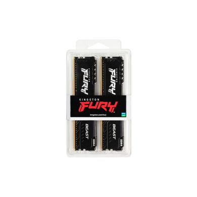 DDR4 2666 32GB (2x16GB) Пам'ять до ПК Kingston Fury Beast KF426C16BB1K2/32