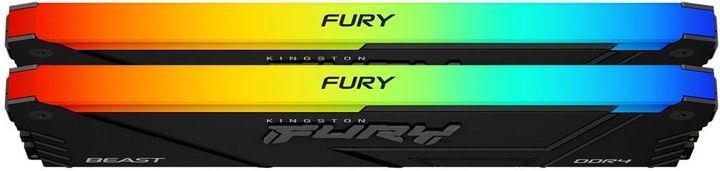 DDR4 3200 16Gb KIT (2x8GB) Модуль пам`яті Kingston Fury Beast RGB KF432C16BB2AK2/16