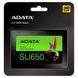 480GB ADATA Твердотельный накопитель SSD 2.5" SU650 SATA 3D TLC ASU650SS-480GT-R