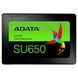 480GB ADATA Твердотельный накопитель SSD 2.5" SU650 SATA 3D TLC ASU650SS-480GT-R