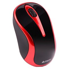 Миша A4 Tech G3-280N беспроводная V-Track USB,1000dpi (Black+Red)