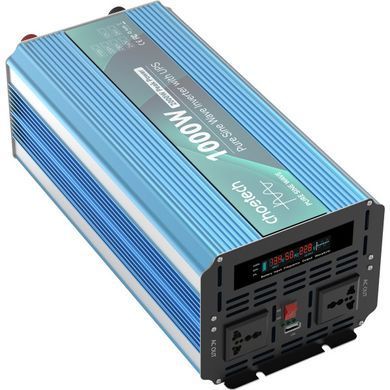 Перетворювач (інвертор) DC-AC Choetech INV-C1000WUPS-EU з зарядкою