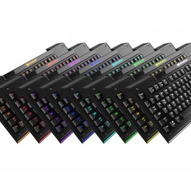 Клавіатура Cougar Aurora Black ігрова, 8 кольорів підсвітки, USB Aurora