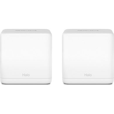 Mercusys Halo H30G Бездротовий маршрутизатор Домашня Mesh Wi-Fi система (2шт комплект) AC1300,2x1000Mbps LAN Halo H30G(2-pack)