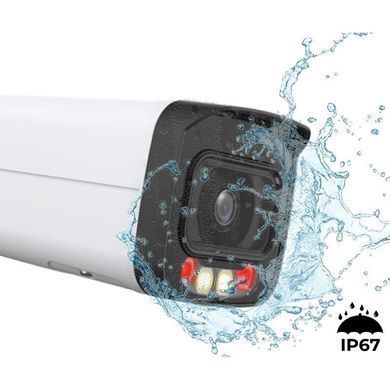 IP-камера відеоспостереження Dahua DH-IPC-HFW2449T-AS-IL (3.6мм) 4 МП WizSense з мікрофоном