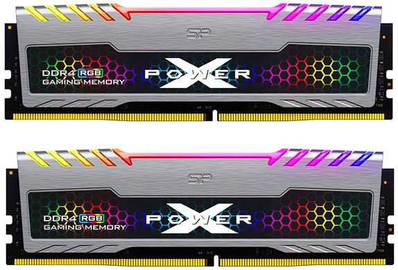DDR4 3200 32GB (2x16G) Пам'ять до ПК Silicon Power XPOWER Turbine RGB 1.35V CL16 (box) SP032GXLZU320BDB