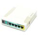 Mikrotik RB951Ui-2HnD Бездротовий маршрутизатор (роутер) 5xLAN, PoE in/1*out , 2,4 Ghz, 802.11b/g/n, 2*2 MIMO, 2,5dBi, 300Mbps, CPU 600Mhz, 128MB RAM, USB port, Router OS L4